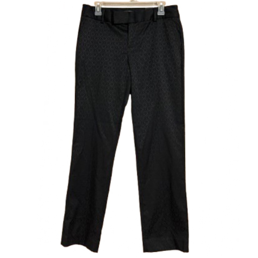 Banana Republic Women’s ‘Martin Fit’ Black Patterned Dress Pants Sz-8 NWOT